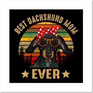 Best Dachshund Mom Ever Posters and Art